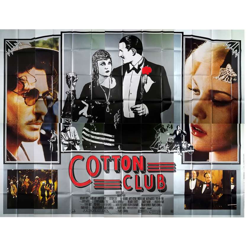 COTTON CLUB Original Movie Poster  - 158x118 in. - 1984 - Francis Ford Coppola, Richard Gere