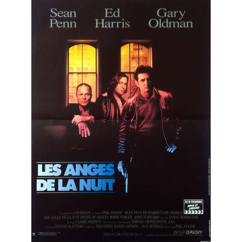 LES ANGES DE LA NUIT Affiche de film - 40x60 cm. - 1990 - Gary Oldman, Phil Jonaou