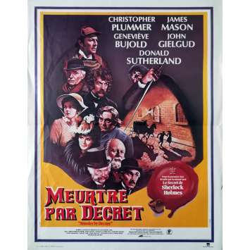 MURDER BY DECREE Original Movie Poster - 15x21 in. - 1979 - Bob Clark, Christopher Plummer
