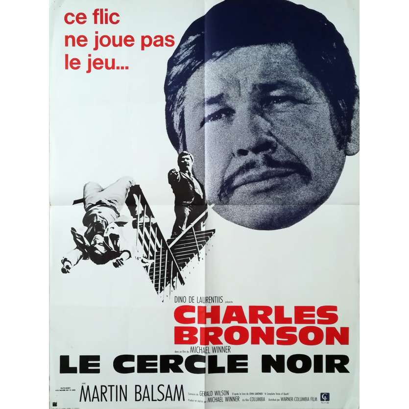 THE STONE KILLER Original Movie Poster  - 23x32 in. - 1973 - Michael Winner, Charles Bronson