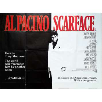 SCARFACE Affiche de film - 76x102 cm. - 1983 - Al Pacino, Brian de Palma SCARFACE Affiche de film - 76x102 cm. - 1983 - Al Pacino, Brian de Palma