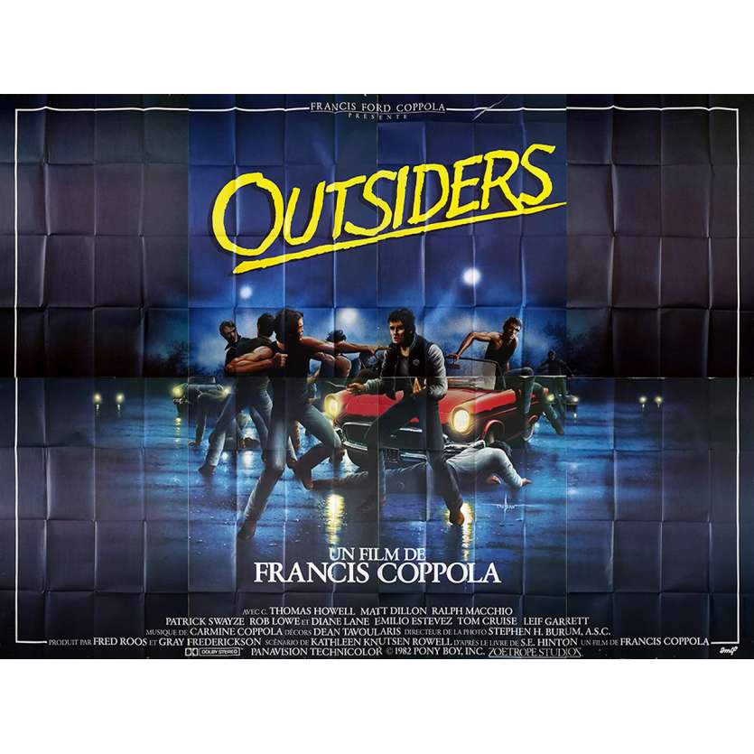THE OUTSIDERS Movie Poster 158x118 in.