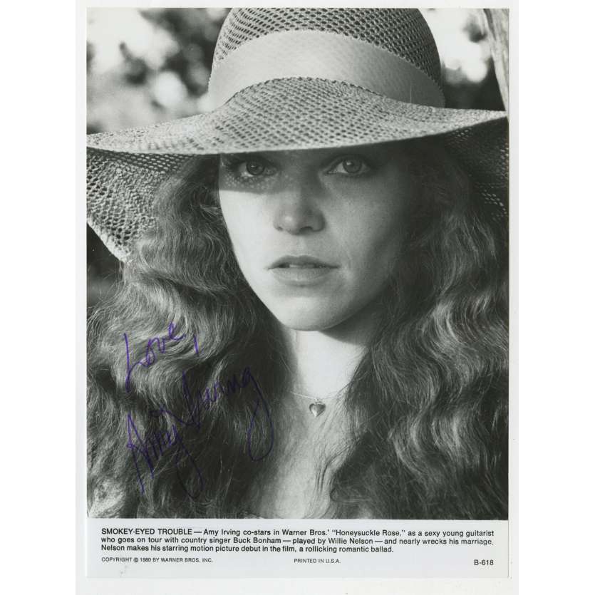 HONEYSUCKLE ROSE Original Signed Photo - 8x10 in. - 1980 - Jerry Schwartzberg, Willie Nelson