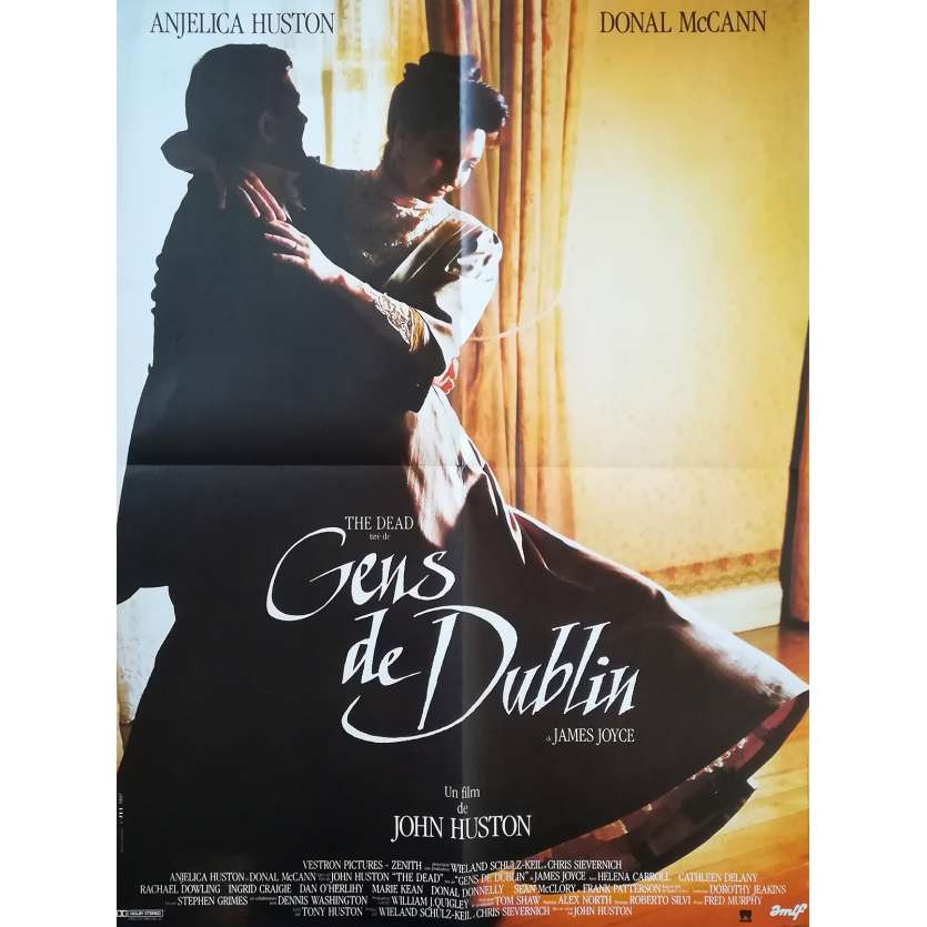 THE DEAD Original Movie Poster  - 23x32 in. - 1987 - John Huston, Anjelica Huston