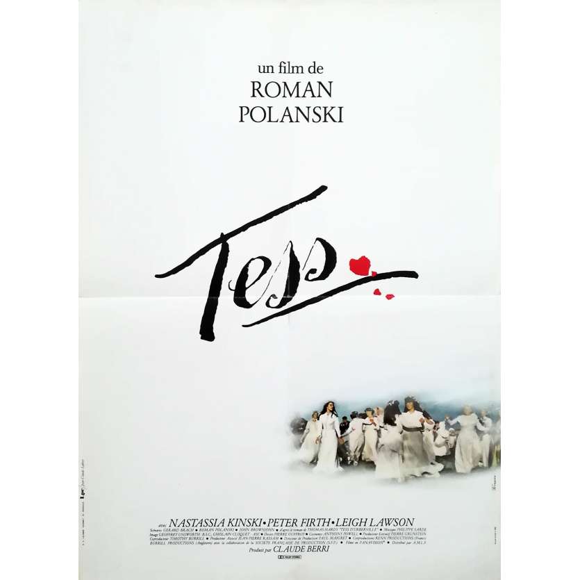 TESS Original Movie Poster  - 15x21 in. - 1981 - Roman Polanski, Nastassja Kinski