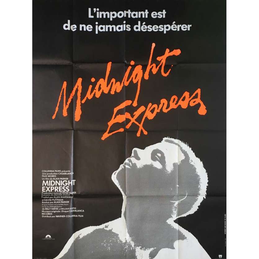 MIDNIGHT EXPRESS Affiche de film 120x160 cm - 1978 - Brad Davis, Alan Parker