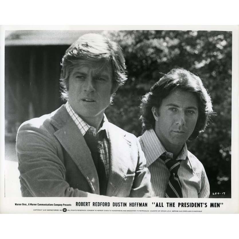 LES HOMMES DU PRESIDENT Photo de presse N13 - 20x25 cm. - 1976 - Dustin Hoffman, Robert Redford, Alan J. Pakula