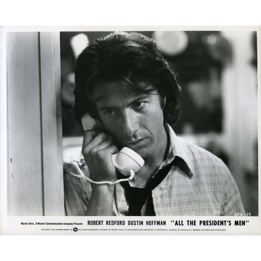 ALL THE PRESIDENT'S MEN Original Movie Still N12 - 8x10 in. - 1976 - Alan J. Pakula, Dustin Hoffman, Robert Redford
