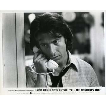 LES HOMMES DU PRESIDENT Photo de presse N05 - 20x25 cm. - 1976 - Dustin Hoffman, Robert Redford, Alan J. Pakula