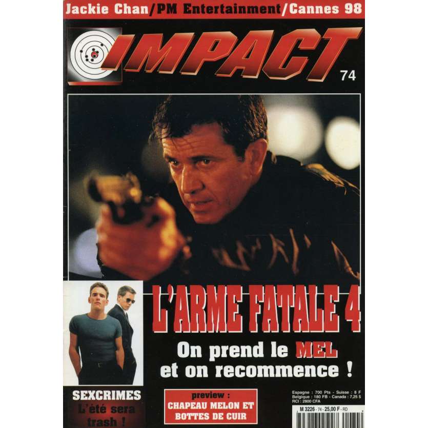 IMPACT N°74 Magazine - Mel Gibson, Lethal Weapone 4