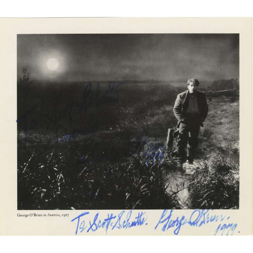 GEORGE O'BRIEN Photo signée N01 - 20x25 cm. - 1970'S - 0, 0