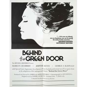 DERRIERE LA PORTE VERTE Affiche de film Prev. - 43x56 cm. - 1972 - Marilyn Chambers, Mitchell Bros DERRIERE LA PORTE VERTE Affiche de film Prev. - 43x56 cm. - 1972 - Marilyn Chambers, Mitchell Bros