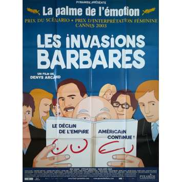 THE BARBARIAN INVASIONS Movie Poster 47x63 in. - 2003 - Denys Arcand, Rémy Girard