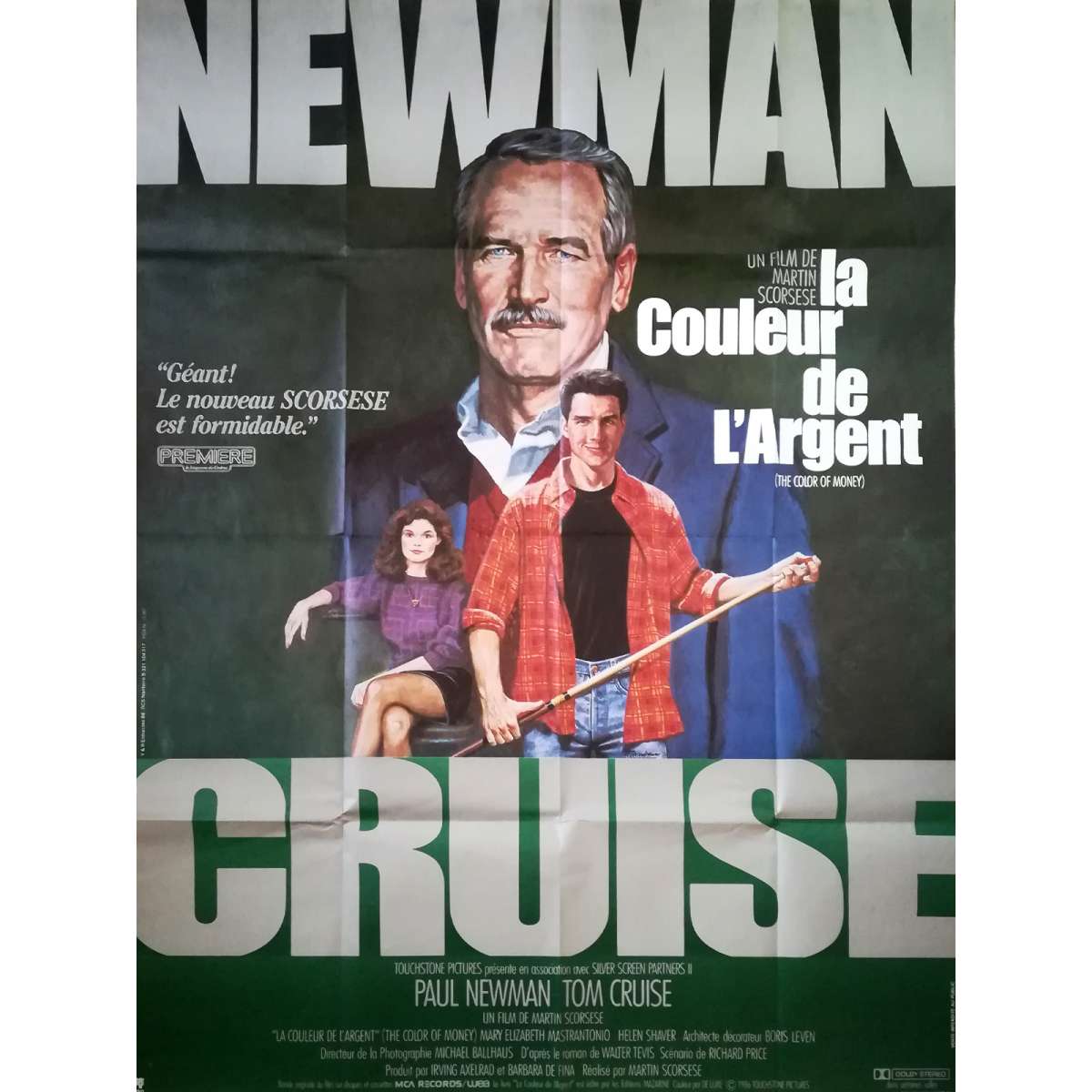 Affiche de LA COULEUR DE L'ARGENT - La Couleur De L Argent Paul Newman
