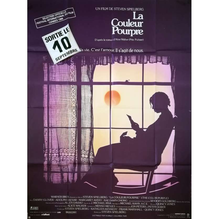 LA COULEUR POURPRE Affiche de film - 120x160 cm. - 1986 - Whoopy Goldberg, Steven Spielberg