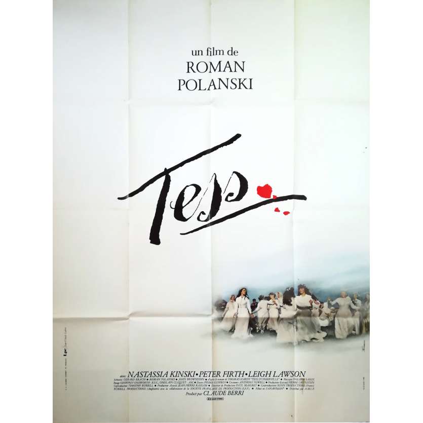 TESS Original Movie Poster - 47x63 in. - 1981 - Roman Polanski, Nastassja Kinski