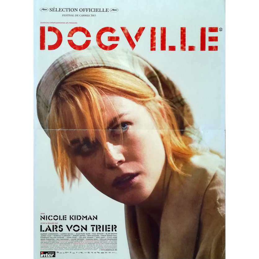 DOGVILLE Original Movie Poster  - 15x21 in. - 2003 - Lars Von Trier, Nicole Kidman