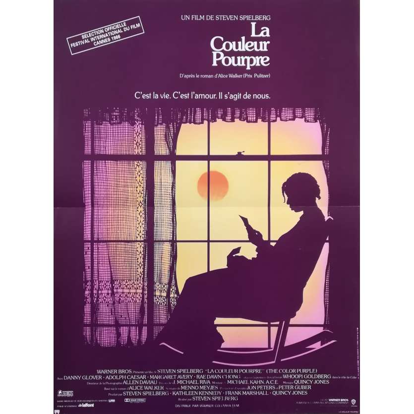THE COLOR PURPLE Original Movie Poster - 15x21 in. - 1986 - Steven Spielberg, Whoopy Goldberg