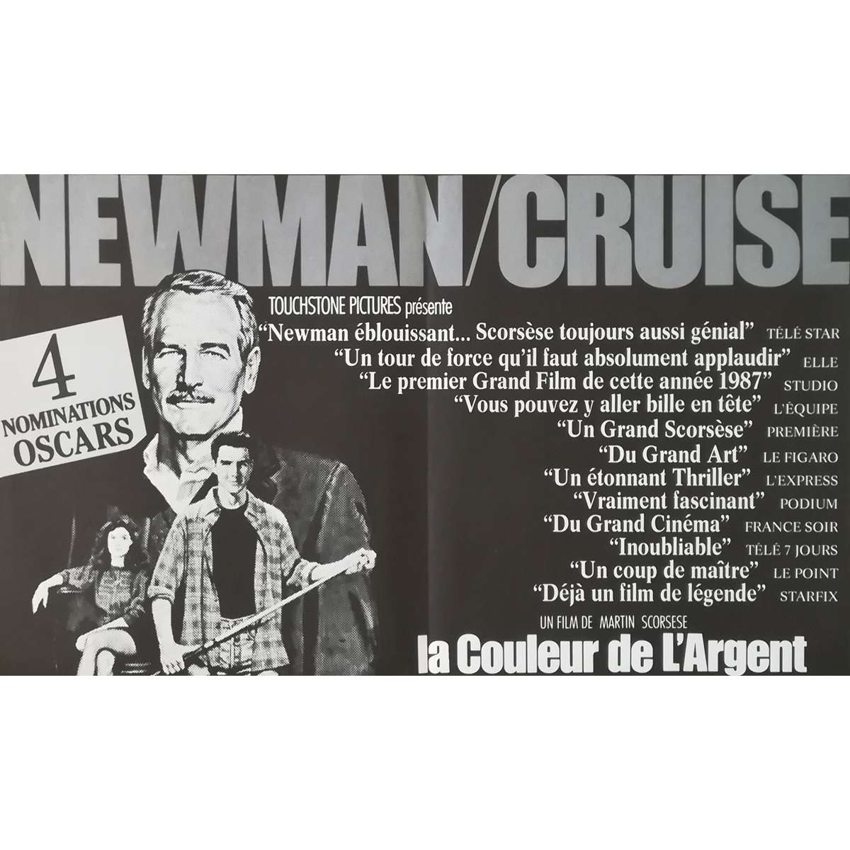 Affiche de LA COULEUR DE L'ARGENT / THE COLOR OF MONEY - La Couleur De L Argent Paul Newman