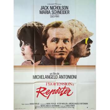 PROFESSION REPORTER Affiche de film - 120x160 cm. - 1975 - Jack Nicholson, Michelangelo Antonioni