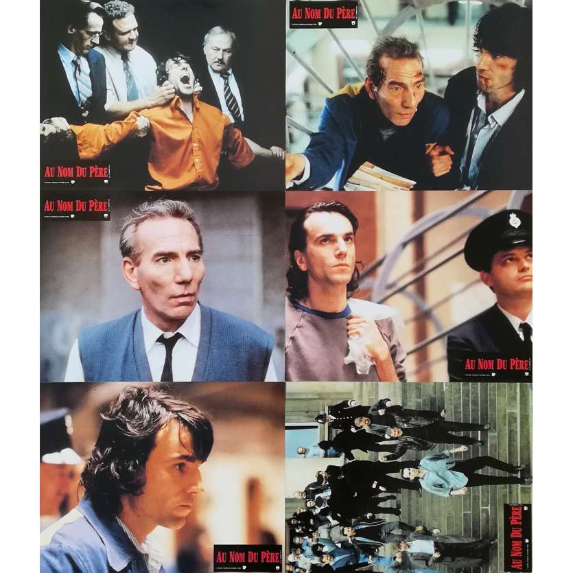 AU NOM DU PERE Photos de film x6 - 21x30 cm. - 1993 - Daniel Day-Lewis, Jim Sheridan