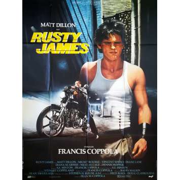 RUSTY JAMES Affiche de film - 120x160 cm. - 1983 - Matt Dillon, Francis Ford Coppola