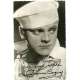 JAMES CAGNEY Carte postale française signée  - 9x14 cm. - 1970's