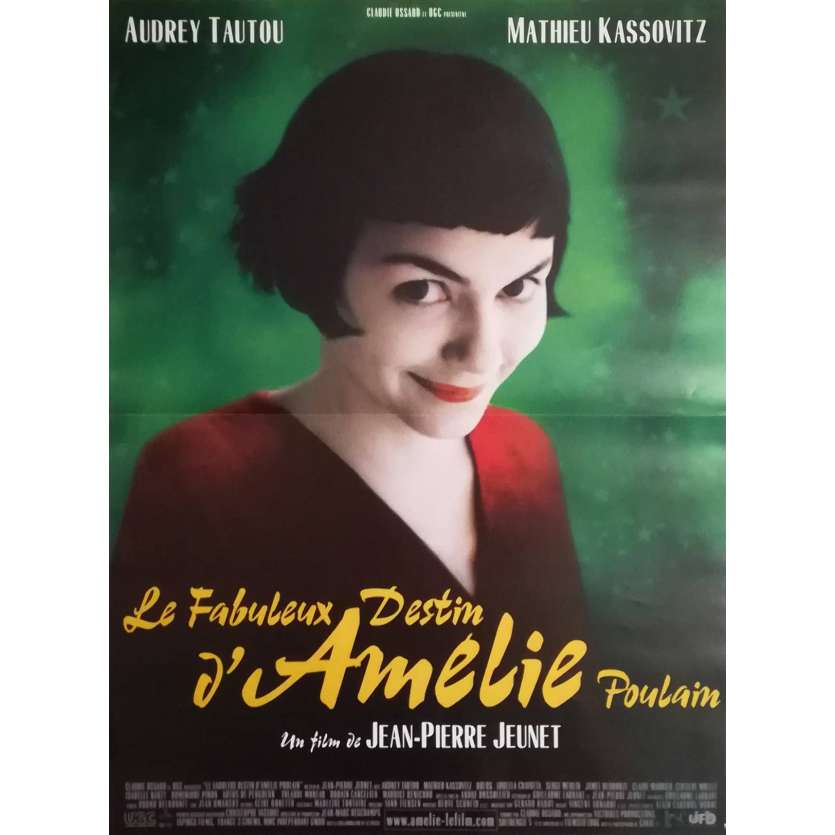 AMELIE POULAIN Affiche de film - 40x60 cm. - 2001 - Audrey Tautou, Jean-Pierre Jeunet