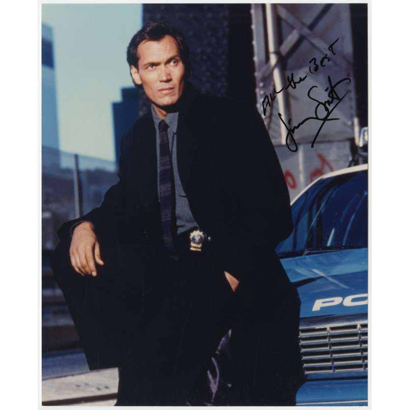 CAPITAINE FURILLO Photo signée par JIMMY SMITS ! - 20x25 cm. - 1981 - Hill Street Blus