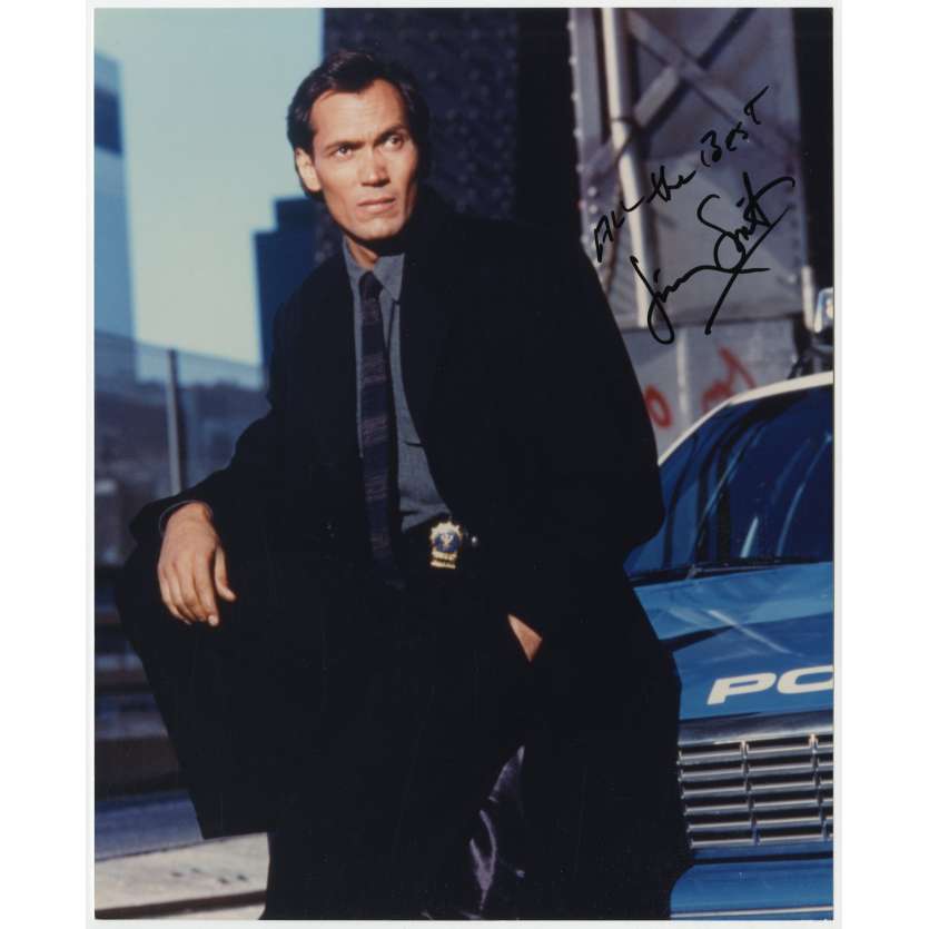 HILL STREET BLUES Photo signed by Jimmy Smits - 8x10 in. - 1981