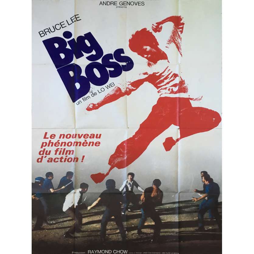 BIG BOSS Affiche de film - 120x160 cm. - 1971 - Bruce Lee, Lo Wei