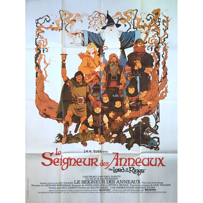 LE SEIGNEUR DES ANNEAUX Affiche de film - 120x160 cm. - 1999 - Viggo Mortensen, Peter Jackson