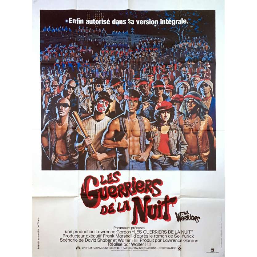 THE WARRIORS Original Movie Poster - 47x63 in. - R1980 - Walter Hill, Michael Beck