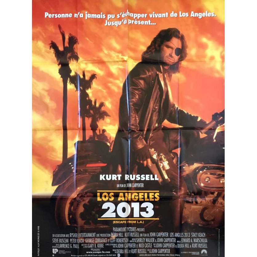 ESCAPE FROM L.A. Original Movie Poster  - 47x63 in. - 1996 - John Carpenter, Kurt Russel