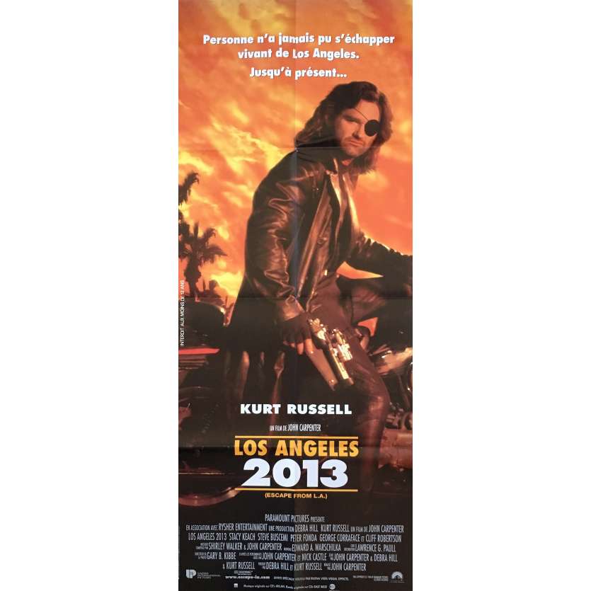 ESCAPE FROM L.A. Original Movie Poster - 23x63 in. - 1996 - John Carpenter, Kurt Russel