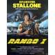 RAMBO - FIRST BLOOD Original Movie Poster - 15x21 in. - R1989 - Ted Kotcheff, Sylvester Stallone