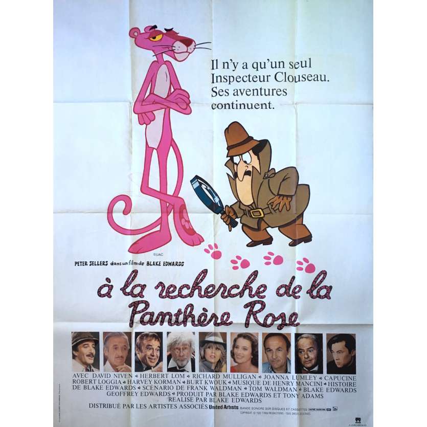 TRAIL OF THE PINK PANTHER Original Movie Poster  - 47x63 in. - 1982 - Blake Edwards, Peter Sellers