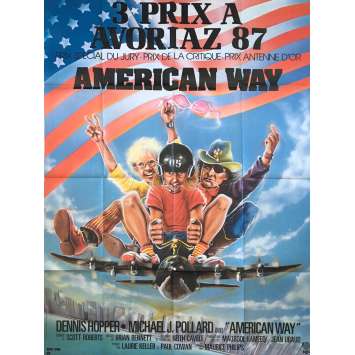 AMERICAN WAY Affiche de film - 120x160 cm. - 1986 - Dennis Hopper, Maurice Phillips