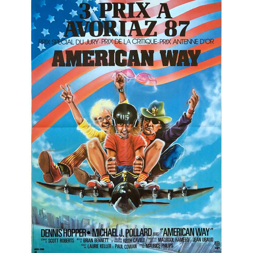 THE AMERICAN WAY Original Movie Poster - 23x32 in. - 1986 - Maurice Phillips, Dennis Hopper