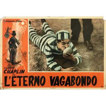 THE TRAMP Original Photobusta Poster N02 - 18x26 in. - R1950 - Charlie Chaplin, Charlot