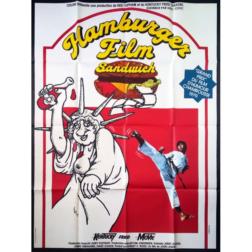 HAMBURGER FILM SANDWICH Affiche de film - 120x160 cm. - 1977 - Bill Bixby, John Landis