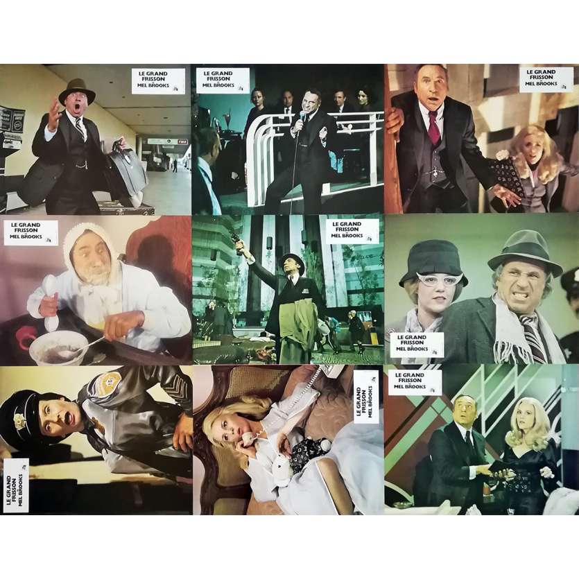HIGH ANXIETY Original Lobby Cards Set A - x9 - 9x12 in. - 1977 - Mel Brooks, Madeline Kahn