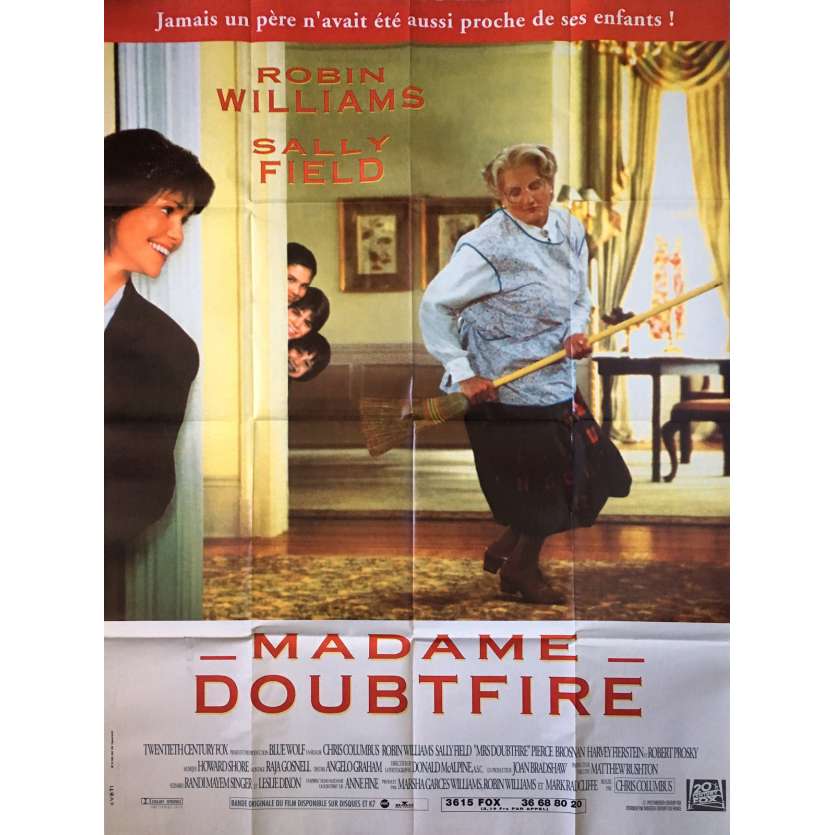 MRS DOUBTFIRE Movie Poster 47x63 in.
