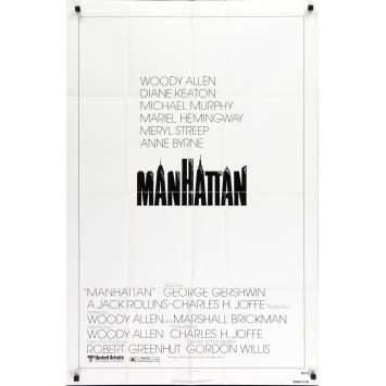 MANHATTAN Affiche de film - 69x102 cm. - 1979 - Diane Keaton, Woody Allen MANHATTAN Affiche de film - 69x102 cm. - 1979 - Diane Keaton, Woody Allen