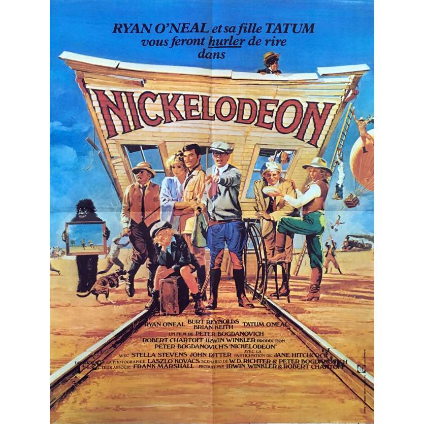 NICKELODEON Affiche de film - 60x80 cm. - 1976 - Ryan O'Neal, Peter Bogdanovich