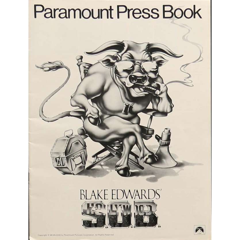 S.O.B. Original Pressbook  - 9x12 in. - 1981 - Blake Edwards, Julie Andrews