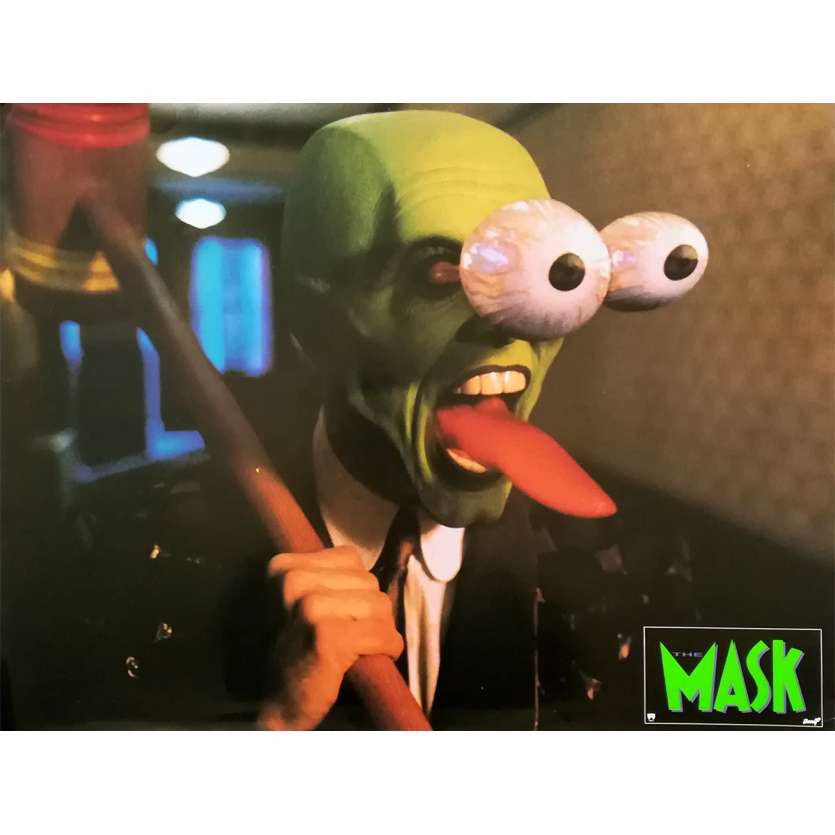 THE MASK Original Lobby Card N06 - 12x15 in. - 1994 - Chuck Russel, Jim Carrey