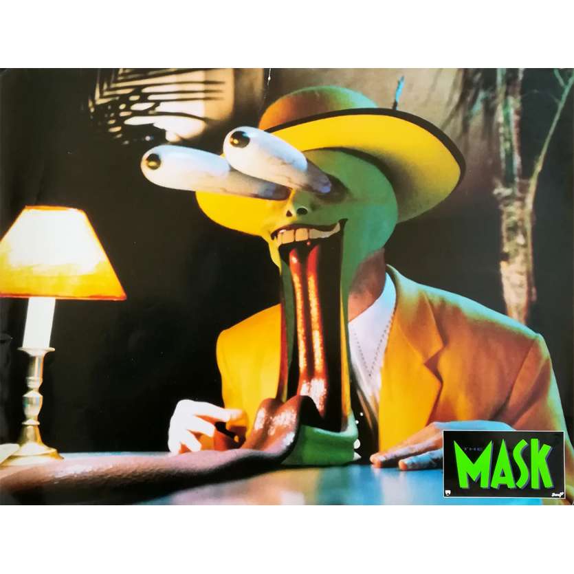 THE MASK Original Lobby Card N05 - 12x15 in. - 1994 - Chuck Russel, Jim Carrey