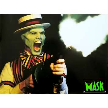 THE MASK Original Lobby Card N04 - 12x15 in. - 1994 - Chuck Russel, Jim Carrey