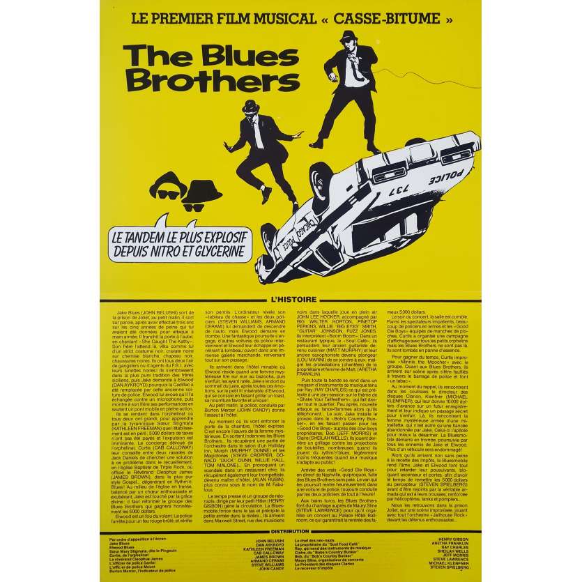 THE BLUES BROTHERS Synopsis  - 21x30 cm. - 1981 - John Belushi, John Landis